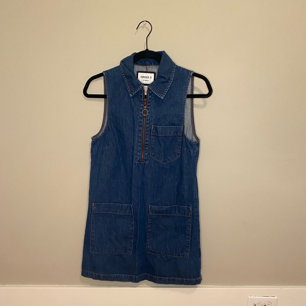 Forever 21 Jean Dress Small
